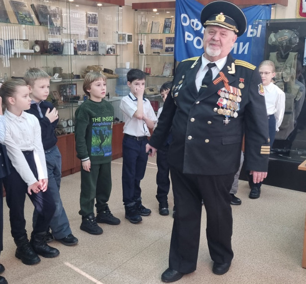 Учащиеся 2Г класса посетили Музей Боевой Славы 512 зенитно-ракетного полка.